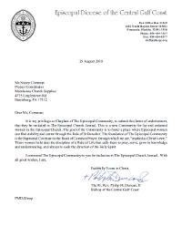 Bishop Duncan's Letter